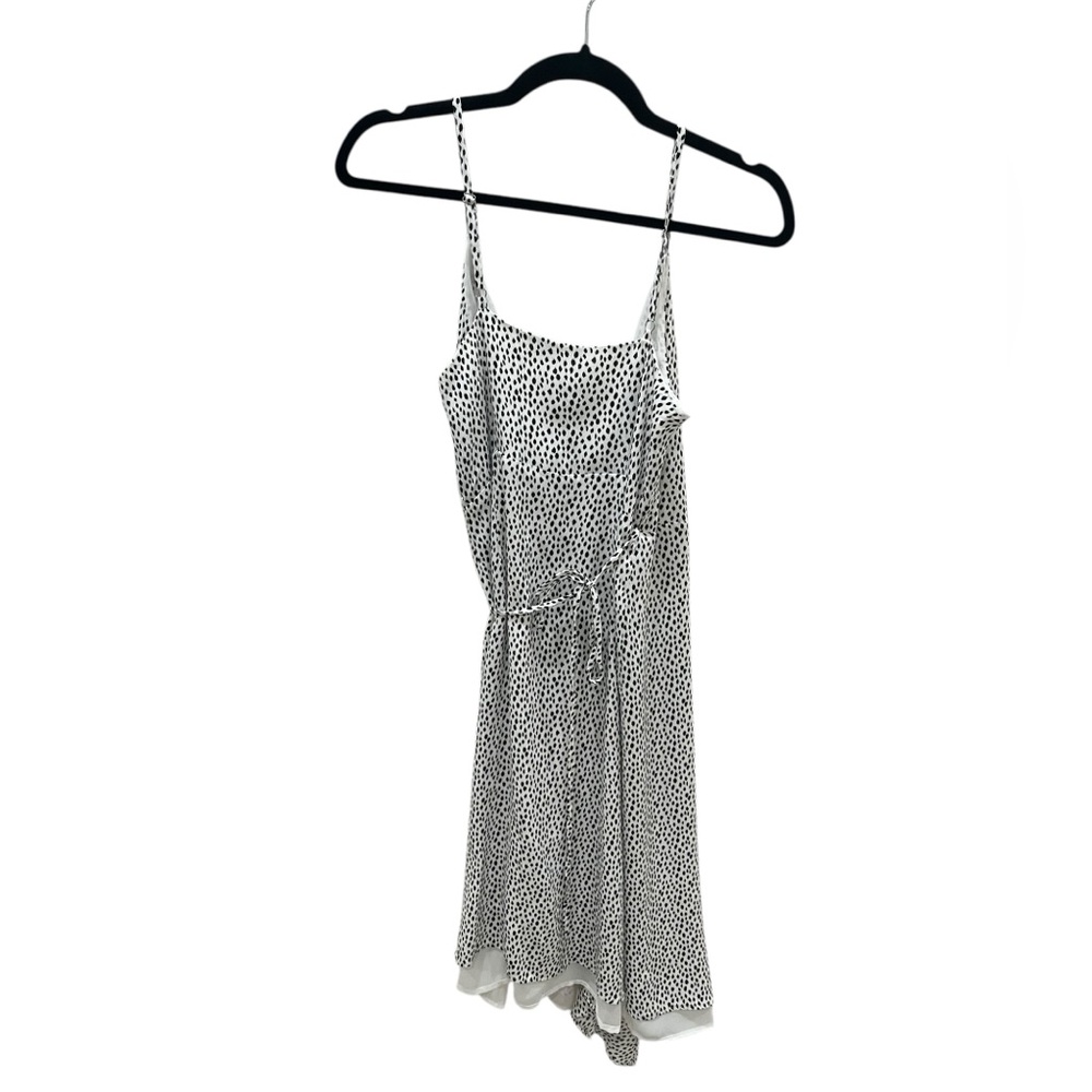Rails “Iris” Black & White Polka Dot Wrap Midi Dress | XS - Picture 5 of 5